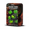 MDG 16mm Polyhedral Dice Set: Dragon Storm Inclusion Green Dragon