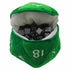 D20 Plush Dice Bag Green
