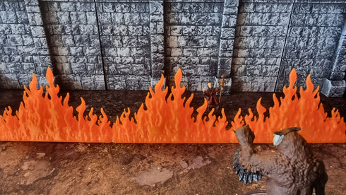 Wall of Fire - Translucent Orange