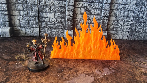 Wall of Fire - Translucent Orange
