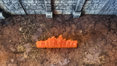 Wall of Fire - Translucent Orange