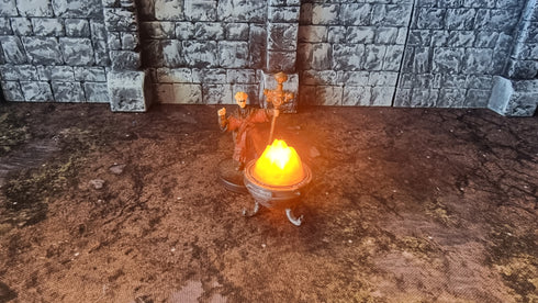 28mm Flaming Brazier - LED