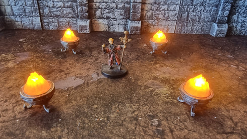 28mm Flaming Brazier - LED