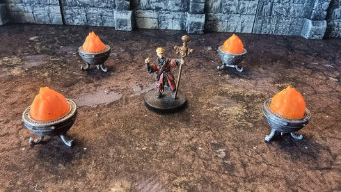 28mm Flaming Brazier - LED