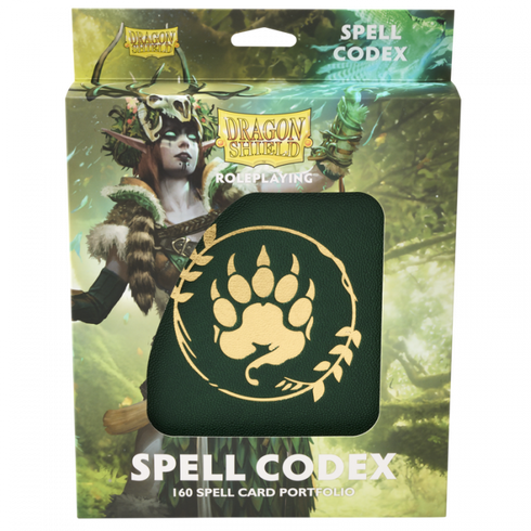 Dragon Shield Roleplaying Spell Codex Forest Green
