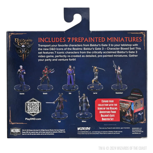 D&D Icons of the Realms: Baldur's Gate 3 – Character Boxed Set