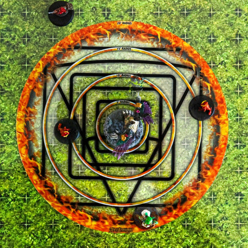 Arcknight Flat Plastic Miniatures - 5E Area Templates