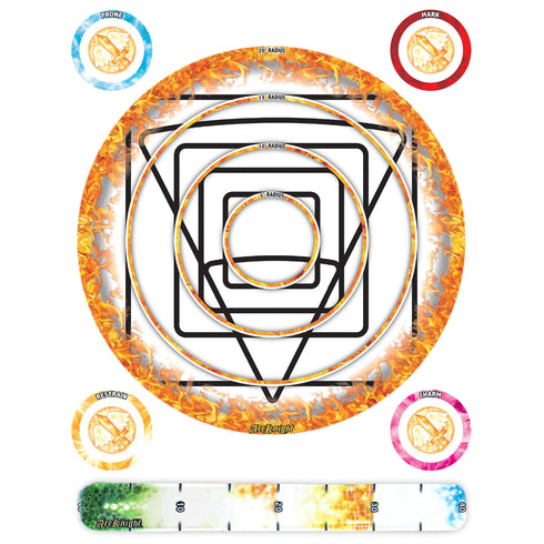 Arcknight Flat Plastic Miniatures - 5E Area Templates