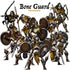 Arcknight Flat Plastic Miniatures - Bone Guard Warband - 10 2D Minis