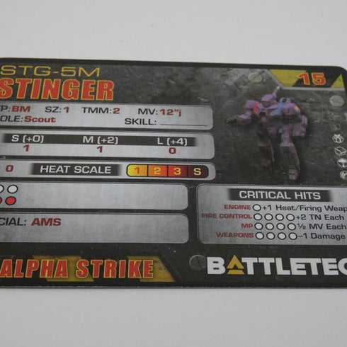 Stinger - Battletech Inner Sphere Command Lance Set - Catalyst Game Lab