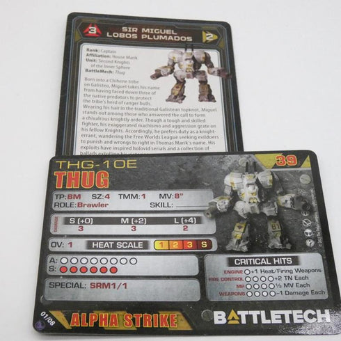 Thug - Battletech Inner Sphere Support Lance Set - Catalyst Game Lab