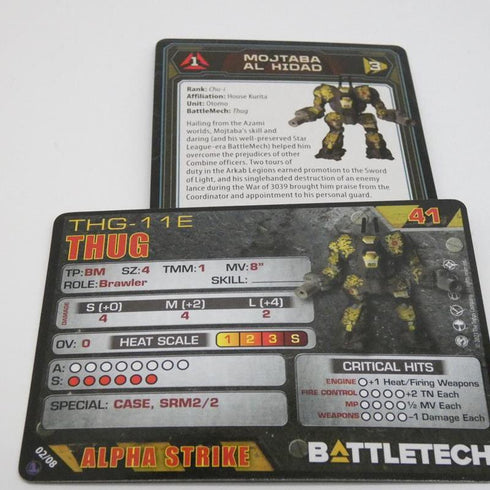 Thug - Battletech Inner Sphere Support Lance Set - Catalyst Game Lab