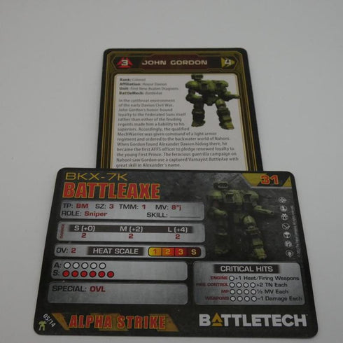 Battleaxe - Battletech Proliferation Cycle Set - Catalyst Game Lab