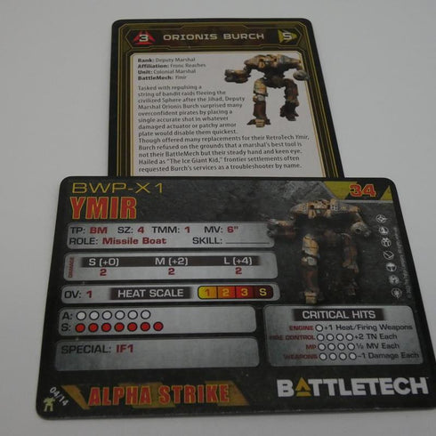Ymir - Battletech Proliferation Cycle Set - Catalyst Game Lab