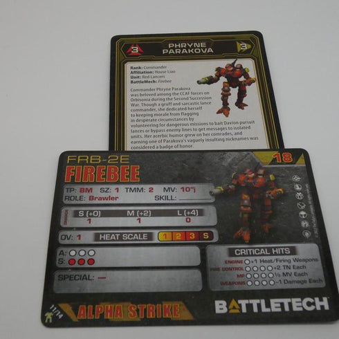 Firebee - Battletech Proliferation Cycle Set - Catalyst Game Lab