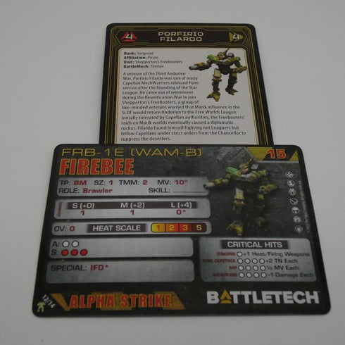 Firebee - Battletech Proliferation Cycle Set - Catalyst Game Lab