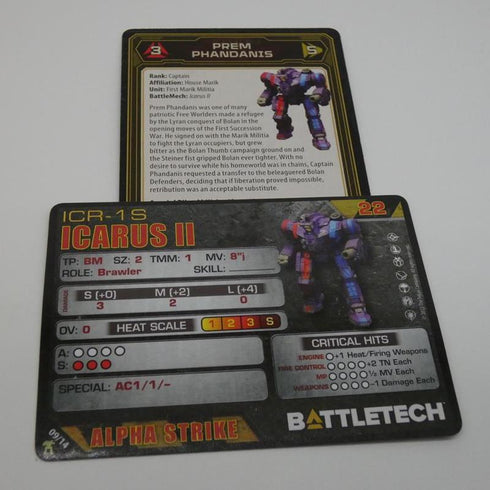 Icarus II - Battletech Proliferation Cycle Set - Catalyst Game Lab