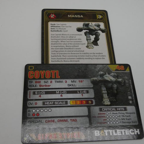 Coyotl - Battletech Proliferation Cycle Set - Catalyst Game Lab