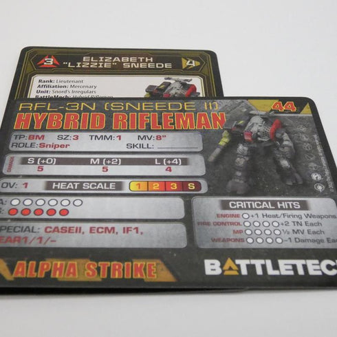 Rifleman (Sneed) - Battletech Snord’s Irregulars Assault Set - Catalyst Game Lab