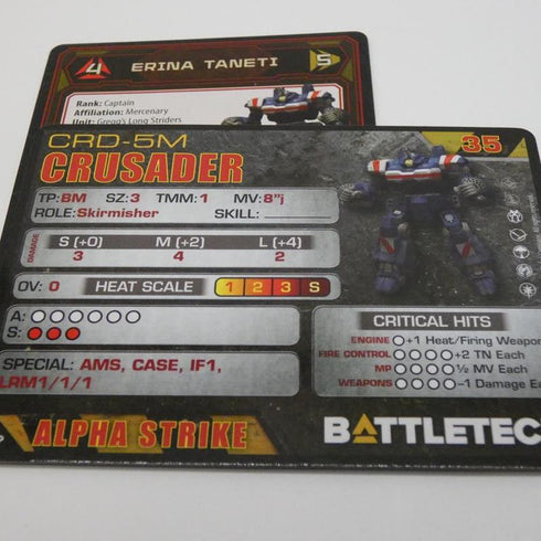 Crusader - Battletech Kell Hounds Striker Set - Catalyst Game Lab