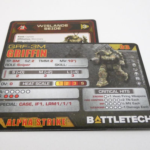 Griffin - Battletech Kell Hounds Striker Set - Catalyst Game Lab