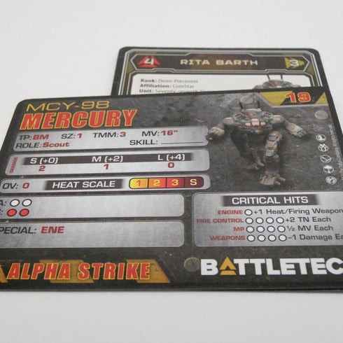 Mercury - Battletech ComStar Command lvl II Set - Catalyst Game Lab