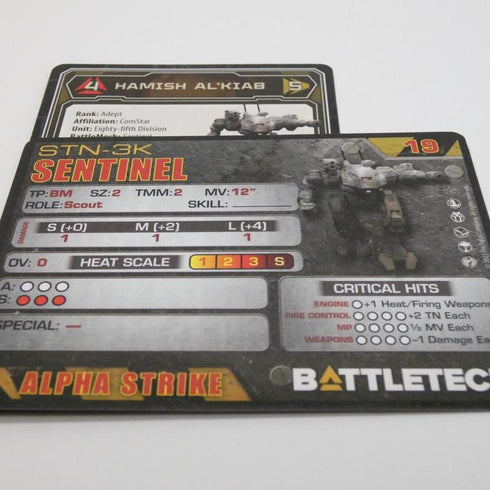 Sentinel - Battletech ComStar Command lvl II Set - Catalyst Game Lab