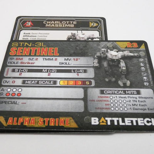 Sentinel - Battletech ComStar Command lvl II Set - Catalyst Game Lab