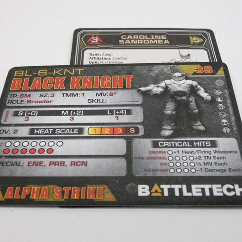 Black Knight - Battletech ComStar Command lvl II Set - Catalyst Game Lab