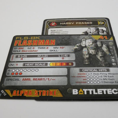 Flashman - Battletech ComStar Battle lvl II Set - Catalyst Game Lab