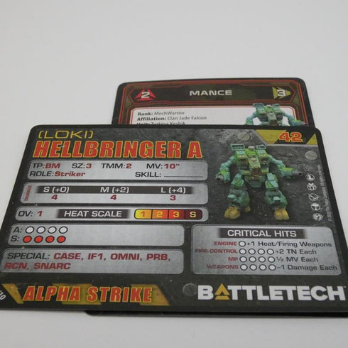 Loki (Hellbringer) - Battletech Clan Heavy Striker Star - Catalyst Game Lab