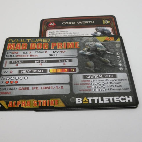 Mad Dog (Vulture) - Battletech Clan Heavy Striker Star - Catalyst Game Lab