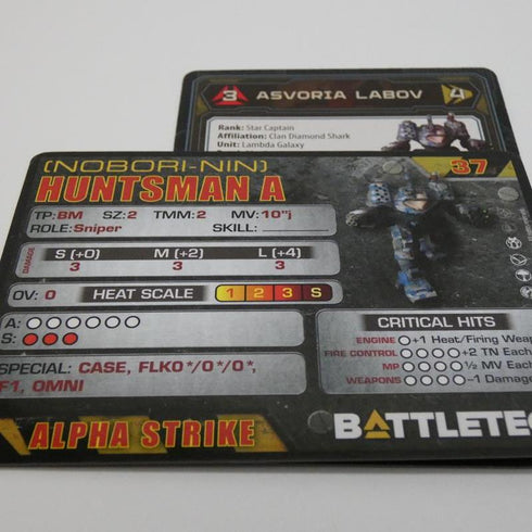 Huntsman (Nobori-nin) - Battletech Clan Heavy Battle Star - Catalyst Game Lab