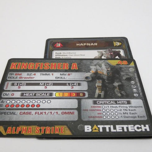 Kingfisher - Battletech Clan Heavy Battle Star - Catalyst Game Lab