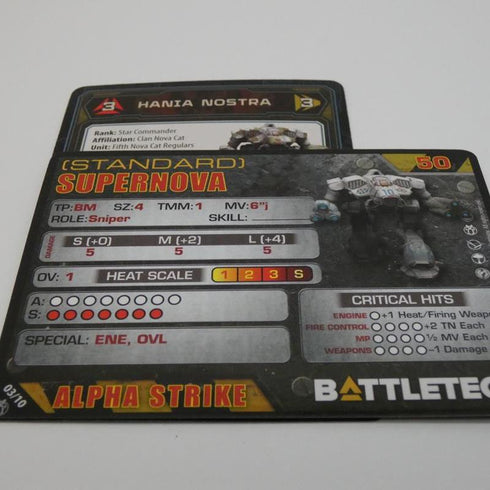 Supernova - Battletech Clan Heavy Star - Catalyst Game Lab
