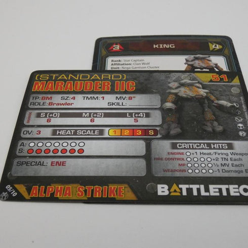 Marauder IIC - Battletech Clan Heavy Star - Catalyst Game Lab