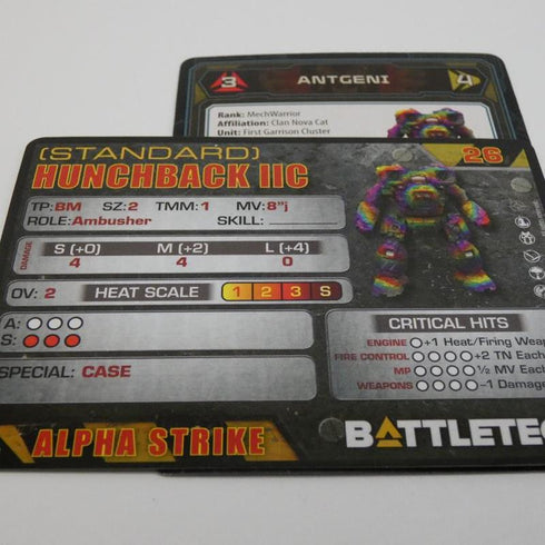 Hunchback IIC - Battletech Clan Heavy Star - Catalyst Game Lab