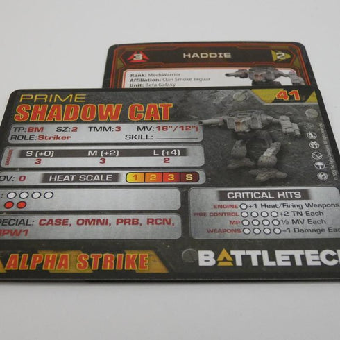 Shadow Cat - Battletech Clan Command Star - Catalyst Game Lab