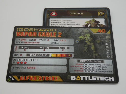 Vapor Eagle (Goshawk) - Battletech Clan Striker Star - Catalyst Game Lab