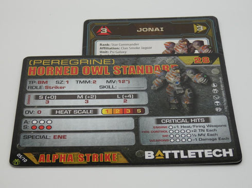 Horned Owl (Peregrine) - Battletech Clan Striker Star - Catalyst Game Lab