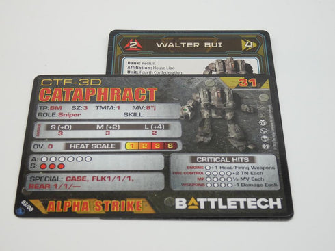 Cataphract - Battletech Inner Sphere Heavy Battle Lance - Catalyst Game Lab