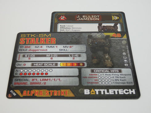 Stalker - Battletech Inner Sphere Fire Lance - Catalyst Game Lab