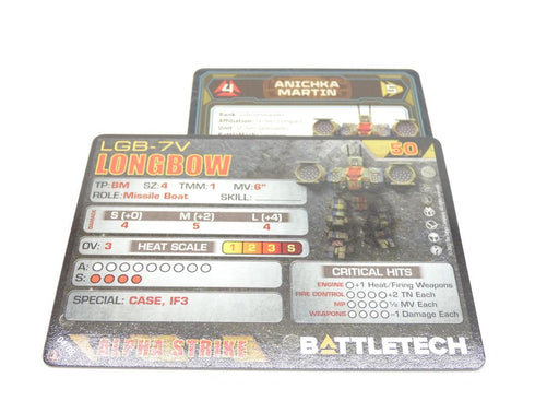 Longbow - Battletech Inner Sphere Fire Lance - Catalyst Game Lab