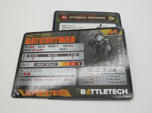 Hatchetman - Battletech Inner Sphere Heavy Lance - Catalyst Game Lab
