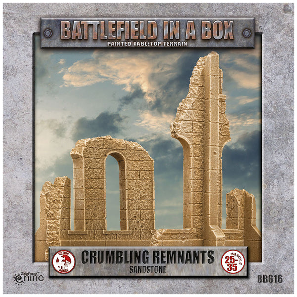 Battlefield in a Box: Gothic Battlefields: Crumbling Remnants - Sandstone