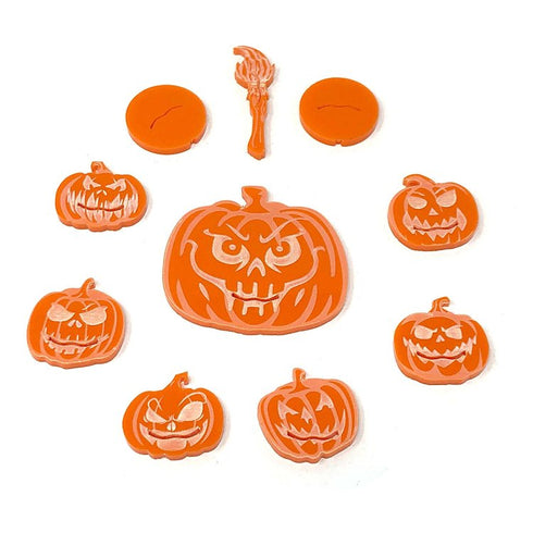 Arcknight Flat Plastic Miniatures - Halloween Horror Warband - 10 2D Minis