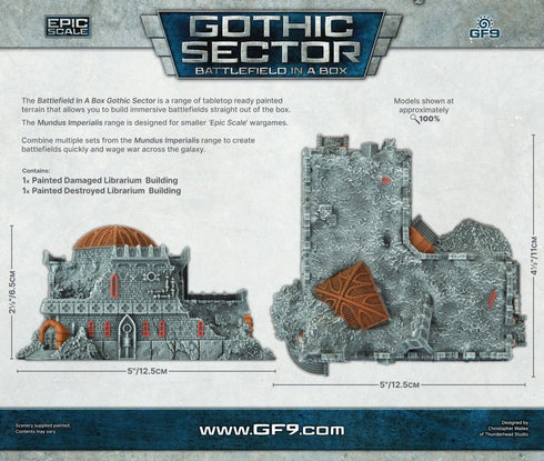Gothic Sector – Mundus Imperialis: Librarium (Damaged & Destroyed)