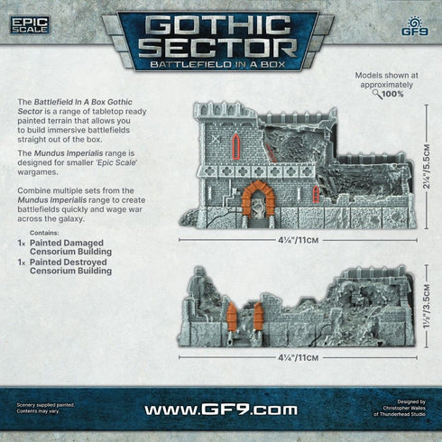 Gothic Sector – Mundus Imperialis: Censorium (Damaged & Destroyed)