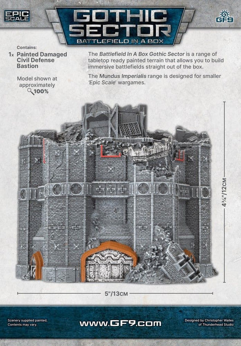 Gothic Sector – Mundus Imperialis: Civil Defense Bastion (Damaged)