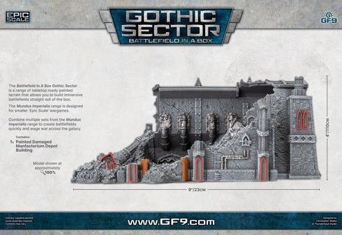 Gothic Sector – Mundus Imperialis: Manufactorium Depot (Damaged)